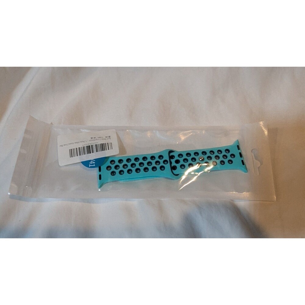 Sport Band Silicone  Strap For Apple Watch Teal unbrnded